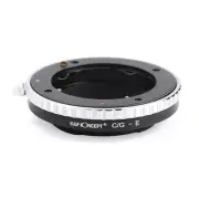K&F Concept Lens Mount Adapter Contax G Lens to Sony NEX a72 A7R2 a7s2 Camera