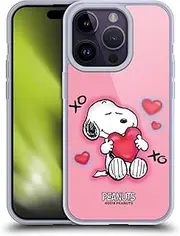 Head Case Designs Officially Licensed Peanuts XOXO Snoopy Boardwalk Airbrush Soft Gel Case Compatible with Apple iPhone 14 Pro