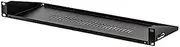 NavePoint Cantilever Server Shelf Vented Shelves Rack Mount 19 Inch 1U Black 6 Inches (150mm) deep