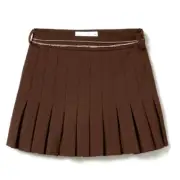 Zara kids chain trim box pleated pleat skirt 1165 777