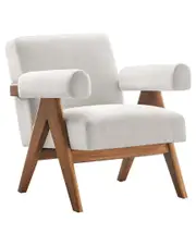 Modway Lyra Fabric Armchair NoSize White