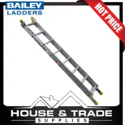 Bailey Extension Ladder Pro 2.57 To 4.09m Aluminium 8 Step 150Kgs FS13897