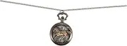 [ANDRESLAD] 1pc Pocket Watch Quartz Pocket Watch Fathers Day Pocket Watch Digital Wall Clock Jewelry Silver Flat Chain Bracelet Watches Hollow Fallout Watch Fob Watch Dice Coffee