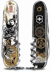 VICTORINOX Knife Outdoor Oda Nobunaga Warlord Family Crest Sengoku Sumie climber