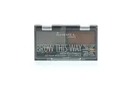 Rimmel Brow This Way Eyebrow Powder Kit 003 Dark Brown