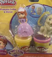 PLAY-DOH Princess Sofia The First and Clover Character Tool Stamp SET 2013 NEW