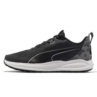 【PUMA】越野跑鞋 Twitch Runner Trail Winter 男鞋 女鞋 黑 路跑 抗撕裂入門款 運動鞋(37708803)