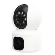US Plug Smart Security Camera Night Vis-ion 360 Degrees HD Camera 1080P WIFI Set