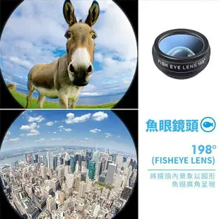 Larmor LM-DG10 10合1專業手機鏡頭組－廣角/魚眼/微距等特效鏡頭 附收納盒