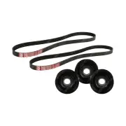 Gates Belt & Pulley Kit for Mercedes Benz Sprinter 515D 2.2L 110kW 646986 06-ON