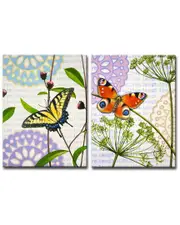 Ready2HangArt In the Meadow I/II 2pc Wrapped Canvas Wall Art by Norman Wyatt