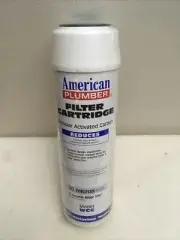 American Plumber Filter Cartridge Granular Carbon WCC 20 Micron 6 Month Filter