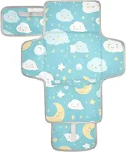 Reusable Changing Table mat with Tissue Pocket Diaper mat Changing pad Travel for Moms, Dads