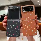 For Samsung Galaxy Z Flip6 Flip5 4 3 Shockproof Love Heart Silicone Phone Case