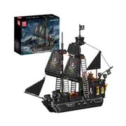 Mould King 10195 Black Pearl Pirate Ship Building Set - 932 Pieces