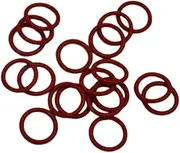 20x Orange Silicone O-Rings Tube Damper Silicone Rings for 12AX7 12AU7