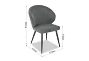REYNOLDS Set of 2 Dining Chairs