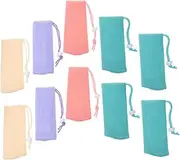 WEKADRIN Bar Soap Bag Set of 16 Mesh Shampoo Holder for Soap Travel and Daily Use