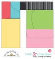 Doodlebug Cards & Envelopes 12/Pkg-Happy Healing Assortment