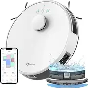 [LEFANT] M1 Robot Vacuum dToF Navigation, Multi-Floor Mapping, Robot Vacuum Cleaner and Mop 4000Pa Strong Suction, No-go Zones, 200min Runtime, WiFi/App-2.4G Hz & 5G Hz, Ideal for Pet Hair & Carpet