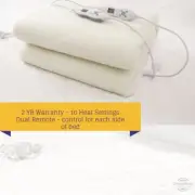 Ramesses Heated Electric Fitted Fleece Underlay | Machine Washable Thermal Heat
