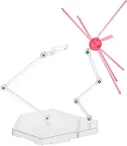 Vaguelly 1 Set Action Figure Display Stand Model Support Base for Figurines Lightweight Holder with Flexible Positioning for Unique Arrangements for Collectors and Transport