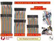 Dupont Cable 10 to 50cm Jumper Wire for Arduino RPi breadboard AU - Stock