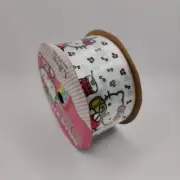 Offray Sanrio Hello Kitty Satin Musical Ribbon 1.5" x 9' Spool Made in USA