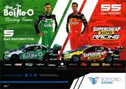 Ford Supercars V8 Racing team poster,Mark winter bottom, chaz Mostert Holden