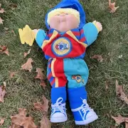 Vintage Cabbage Patch Kid Designer Line Doll Boy Hip Hop Yellow Hair Green Eyes