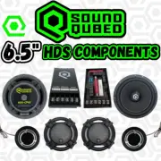 Soundqubed HDS Series 6.5" Components 2-way Speakers (Pair) 150 Watts 4 Ohm