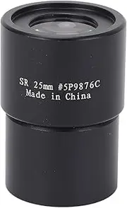 Telescope Eyepiece, 25mm FocalLength Eyepiece Compatible with 0.965 Inch Telescopes, HD Optical Glass Telescope Eyepiece for Observing Nebulae Viewing
