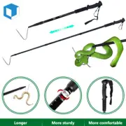 Aluminum Snake Reptile Hook Catcher Stick Retractable Handling Tool Heavy Duty
