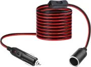 12V/24V Cigarette Lighter Extension Cable 350Cm - Male to Female Adapter Ciga...