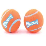 Chuckit! Dog Fetch TENNIS BALLS Floating Soft Toy Fits Launcher SMALL 2 Pack