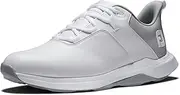 [FootJoy] Men's Prolite Golf Shoe, White/Light Grey/Grey, 7.5