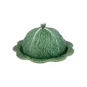 Bordallo Pinheiro Cabbage Cheese Tray with Lid