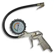 Tyre Inflator Tire Pressure Gauge Tester Car Truck Pump Hose Air Compressor Tool