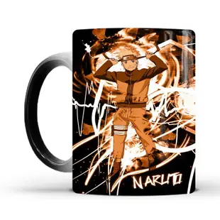 外貿新品naruto火影忍者變色馬克杯陶瓷創意熱水感溫漸變咖啡杯子