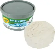 1.1kg Air Dry Clay White Colour Sculpt Model Design Easy to Use Great for Art