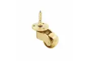 25mm Castor Brass Caster Wheel Swivel Vintage Chairs Cabinet Bed Furniture Wheels Brass