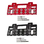 Cabinet Hardware Jig Aluminum Shelf Pin Drilling Templates Woodworking Tool