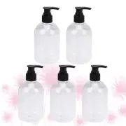 5PCS empty shampoo container empty spray bottle 350ml Shower Gel Bottles