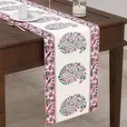 Printed Cotton Table Runner for Center/Dining Table 13 x 72In Pink & Peach