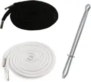 BOROLA 2Pcs 51 Inch Cotton drawstring cord Replacement Drawstrings for Sweatpant