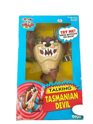 Vintage Tyco Talking Tasmanian Devil “Taz” Talking Action Figure New in Box
