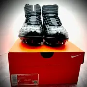 Nike Force Savage Pro 2 Black White Football Cleats AH4000-002 Men's Size 8