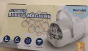 Bubble Machine, Automatic Bubble Blower, Portable Bubble Maker for Kids