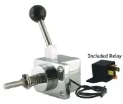 New Chrome Lever Action Starter Solenoid With Relay For Harley Davidson