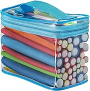 Pinkiou 42 Pack Twist-flex Rods 7 Sizes Flexible Curl Sponge Flexi Hair Roller Set Hair Foam Curler Hot Roller Set(Random Color)